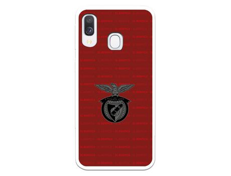 Funda para Samsung Galaxy A40 del Escudo Fondo Granate - Licencia Oficial Benfica