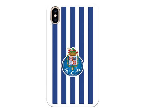 Funda para iPhone XS Max del Futebol Club Oporto Escudo Rayas - Licencia Oficial Futebol Club Oporto