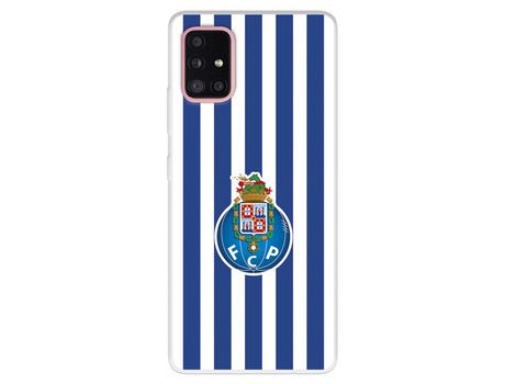 Funda para Samsung Galaxy A51 5G del Futebol Club Oporto Escudo Rayas - Licencia Oficial Futebol Club Oporto