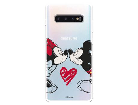 Funda para Samsung Galaxy S10 5G Oficial de Disney Mickey y Minnie Beso - Clássicos Disney