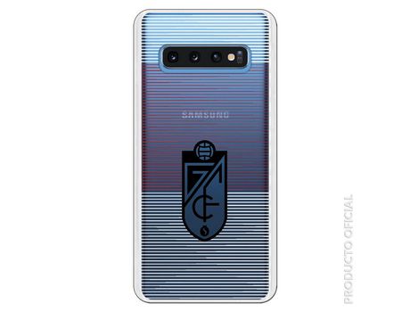 Funda Oficial Granada Lineas Blancas y Rojas Transparente SS18 para Samsung Galaxy S10