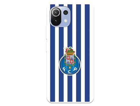Funda para Xiaomi Mi 11 Lite del Futebol Club Oporto Escudo Rayas - Licencia Oficial Futebol Club Oporto