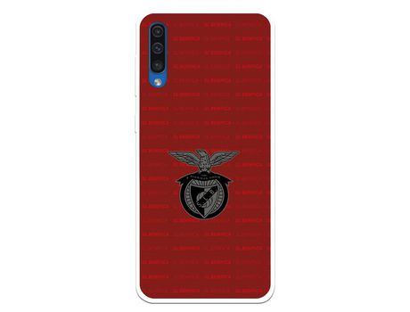 Funda para Samsung Galaxy A50 del Escudo Fondo Granate - Licencia Oficial Benfica