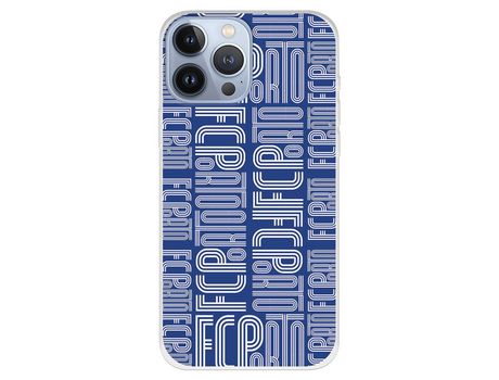 Funda para iPhone 13 Pro Max del Futebol Club Oporto Nombre Fondo Azul - Licencia Oficial Futebol Club Oporto