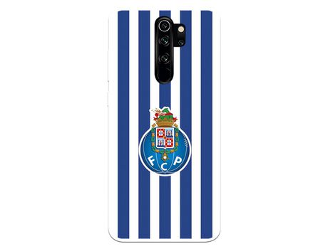 Funda para Xiaomi Redmi Note 8 Pro del Futebol Club Oporto Escudo Rayas - Licencia Oficial Futebol Club Oporto