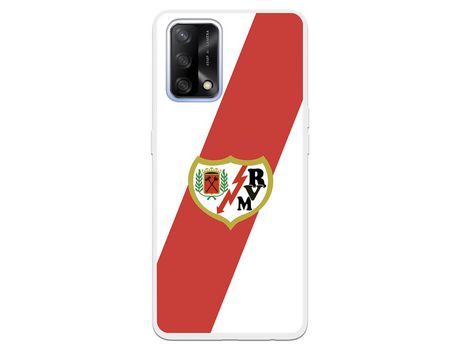 Funda para Oppo A74 4G del Rayo Vallecano Escudo - Licencia Oficial Rayo Vallecano