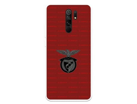 Funda para Xiaomi Redmi 9 del Escudo Fondo Granate - Licencia Oficial Benfica
