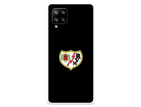 Funda para Samsung Galaxy A42 5G del Rayo Vallecano Escudo Fondo Negro - Licencia Oficial Rayo Vallecano