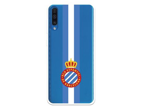 Funda para Samsung Galaxy A50 del RCD Espanyol Escudo Albiceleste Escudo Albiceleste - Licencia Oficial RCD Espanyol