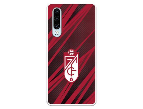 Funda para Huawei P30 del Granada CF Escudo -Rojas y Negras Escudo -Rojas y Negras - Licencia Oficial Granada CF