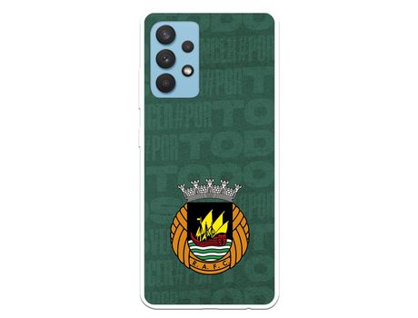 Funda para Samsung Galaxy A32 4G del Rio Ave FC Escudo Fondo Verde - Licencia Oficial Rio Ave FC