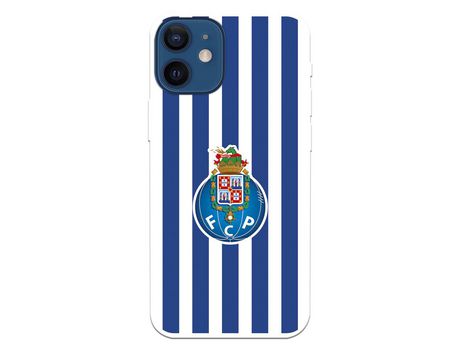 Funda para iPhone 12 Mini del Futebol Club Oporto Escudo Rayas - Licencia Oficial Futebol Club Oporto