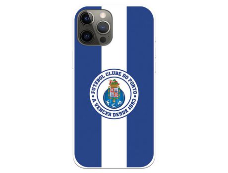 Funda para iPhone 12 Pro Max del Futebol Club Oporto Escudo Rayas Azul y blanco - Licencia Oficial Futebol Club Oporto