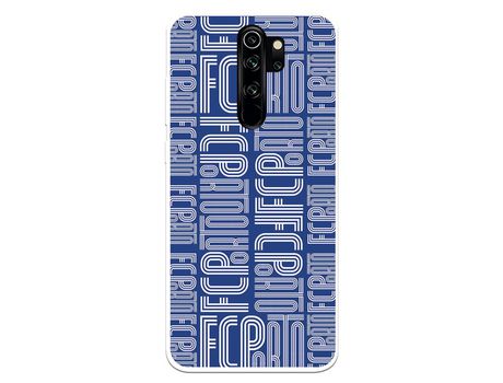 Funda para Xiaomi Redmi Note 8 Pro del Futebol Club Oporto Nombre Fondo Azul - Licencia Oficial Futebol Club Oporto