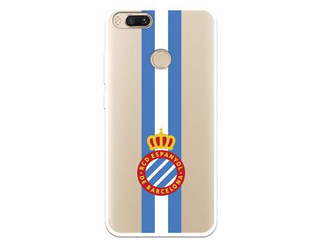 Funda para Xiaomi Mi A1 del RCD Espanyol Escudo Albiceleste Escudo Albiceleste - Licencia Oficial RCD Espanyol