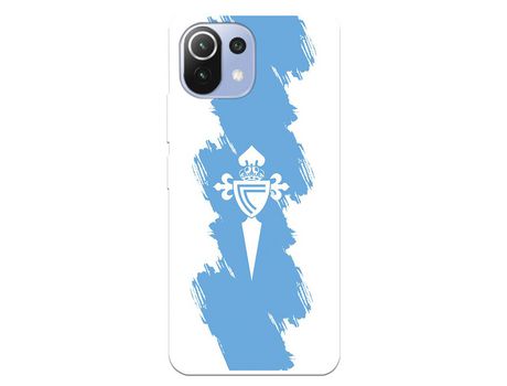 Funda para Xiaomi Mi 11 Lite del Celta Escudo Trazo Azul - Licencia Oficial RC Celta