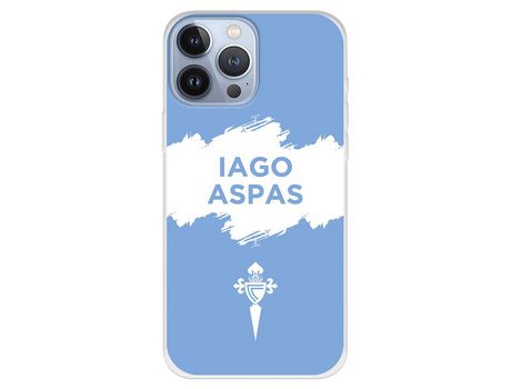 Funda para iPhone 13 Pro Max del Celta Iago Aspas - Licencia Oficial RC Celta