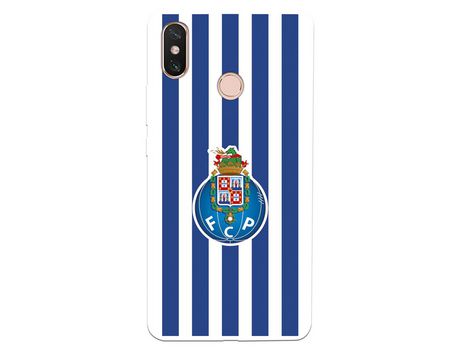 Funda para Xiaomi Mi Max 3 del Futebol Club Oporto Escudo Rayas - Licencia Oficial Futebol Club Oporto