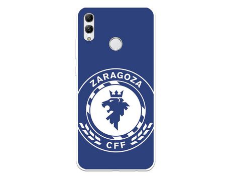 Funda para Huawei P Smart 2019 del Zaragoza CF Femenino Escudo Grande Fondo Azul - Licencia Oficial Zaragoza CF Femenino