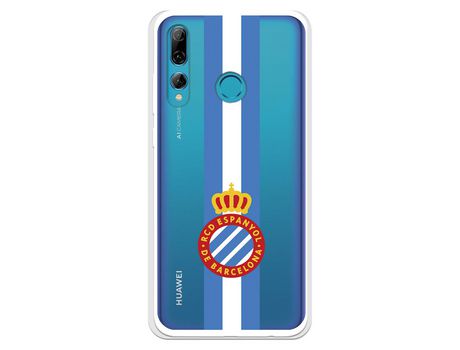 Funda para Huawei P Smart Plus 2019 del RCD Espanyol Escudo Albiceleste Escudo Albiceleste - Licencia Oficial RCD Espanyol