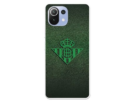 Funda para Xiaomi Mi 11 Lite del Betis Escudo Verde Fondo trama - Licencia Oficial Real Betis Balompié