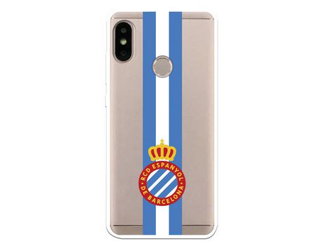 Funda para Xiaomi Mi A2 Lite del RCD Espanyol Escudo Albiceleste Escudo Albiceleste - Licencia Oficial RCD Espanyol