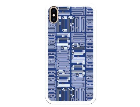 Funda para iPhone XS Max del Futebol Club Oporto Nombre Fondo Azul - Licencia Oficial Futebol Club Oporto
