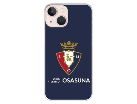 Funda para iPhone 13 Mini del Osasuna Escudo Fondo Azul - Licencia Oficial CA Osasuna