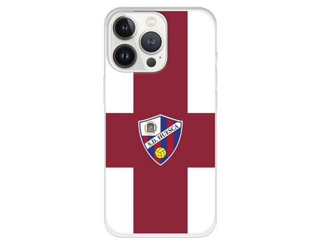 Funda para iPhone 13 Pro del Huesca Bandas Rojas - Licencia Oficial SD Huesca