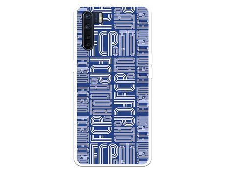 Funda para Oppo Find X3 Pro del Cádiz Escudo Fondo Bicolor - Licencia  Oficial Cádiz CF