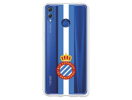 Funda para Huawei Honor 8X del RCD Espanyol Escudo Albiceleste Escudo Albiceleste - Licencia Oficial RCD Espanyol