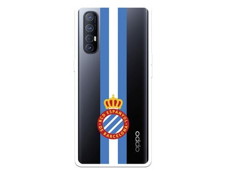 Funda para Oppo Find X2 Neo del RCD Espanyol Escudo Albiceleste Escudo Albiceleste - Licencia Oficial RCD Espanyol