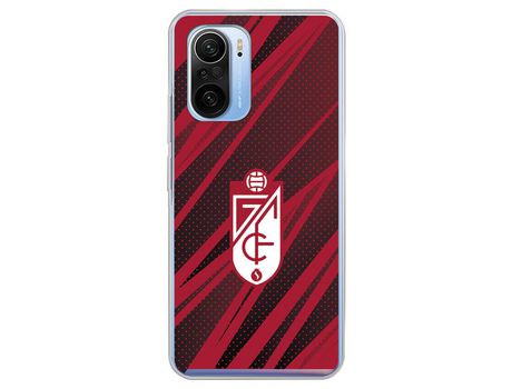 Funda para Xiaomi Mi 11i Oficial del Granada CF Escudo -Rojas y Negras - Licencia Oficial del Granada CF