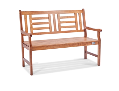 VEVOR Banco para exteriores de madera de 48 pulgadas, banco de jardín de 700 libras, banco para parque, patio, porche