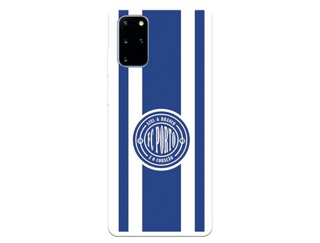 Funda para Samsung Galaxy S20 Plus del Futebol Club Oporto Escudo Escudo y Rayas - Licencia Oficial Futebol Club Oporto
