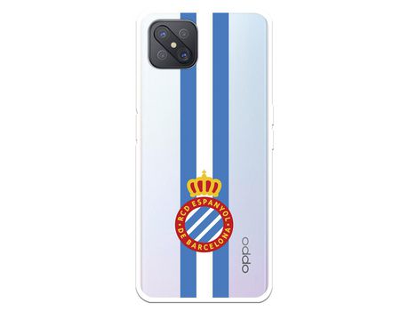 Funda para Oppo Reno4 Z 5G del RCD Espanyol Escudo Albiceleste Escudo Albiceleste - Licencia Oficial RCD Espanyol