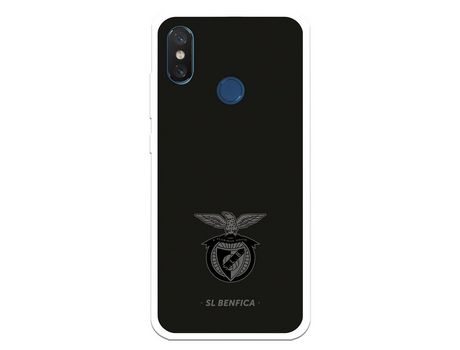 Funda para Xiaomi Mi 8 del Escudo Fondo Negro - Licencia Oficial Benfica