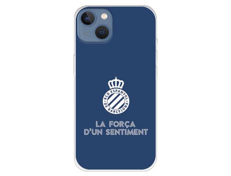 Funda para iPhone 13 del RCD Espanyol Escudo Fondo Azul Escudo Fondo Azul - Licencia Oficial RCD Espanyol
