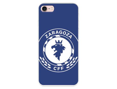 Funda para iPhone 7 del Zaragoza CF Femenino Escudo Grande Fondo Azul - Licencia Oficial Zaragoza CF Femenino