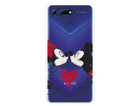 Funda para Huawei Honor View 20 Oficial de Disney Mickey y Minnie Beso - Clássicos Disney