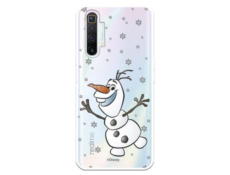 Funda para Realme X2 Oficial de Disney Olaf Transparente - Frozen