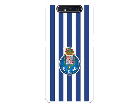 Funda para Samsung Galaxy A80 del Futebol Club Oporto Escudo Rayas - Licencia Oficial Futebol Club Oporto