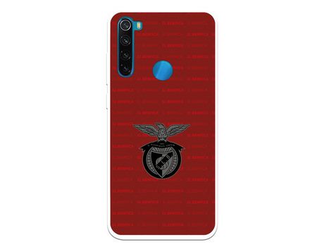Funda para Xiaomi Redmi Note 8 del Escudo Fondo Granate - Licencia Oficial Benfica
