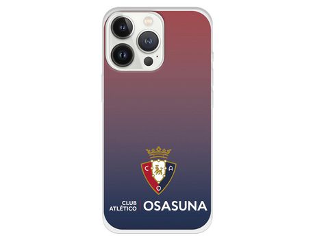Funda para iPhone 13 Pro del Osasuna Escudo Fondo Degradado - Licencia Oficial CA Osasuna