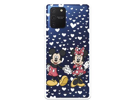 Funda para Samsung Galaxy S10 Lite Oficial de Disney Mickey y Minnie Mano - Clássicos Disney