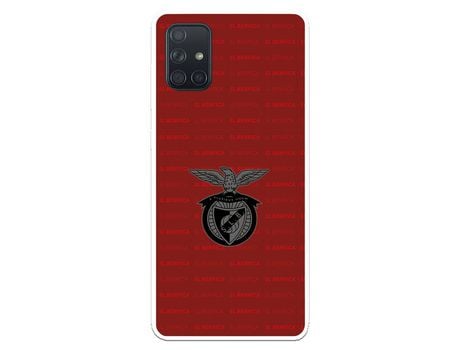 Funda para Samsung Galaxy A71 del Escudo Fondo Granate - Licencia Oficial Benfica