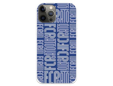 Funda para iPhone 12 Pro Max del Futebol Club Oporto Nombre Fondo Azul - Licencia Oficial Futebol Club Oporto
