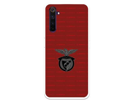 Funda para Realme 6 Pro del Escudo Fondo Granate - Licencia Oficial Benfica