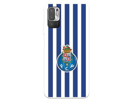 Funda para Xiaomi Redmi Note 10 5G del Futebol Club Oporto Escudo Rayas - Licencia Oficial Futebol Club Oporto