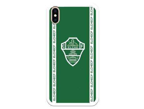 Funda para iPhone XS Max del Elche CF Escudo Fondo Verde Escudo Fondo Verde - Licencia Oficial Elche CF